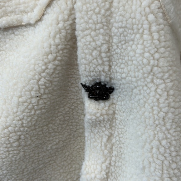 Boys Lie x Ariel Wrapped In Your Lies Sherpa Button Jacket RARE NEW - Picture 8 of 13